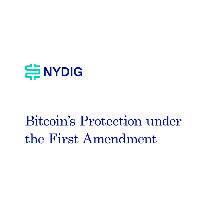 A Bitcoin védelme az első módosítás értelmében