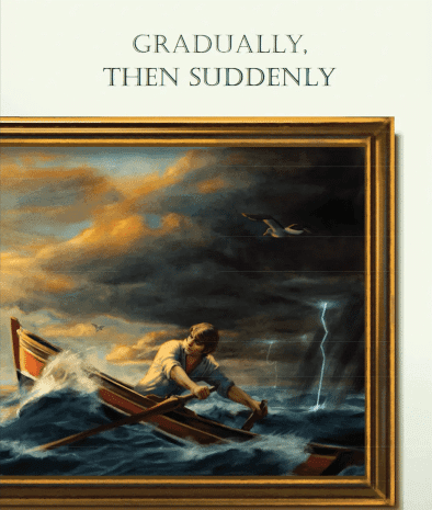 Fokozatosan, aztán hirtelen