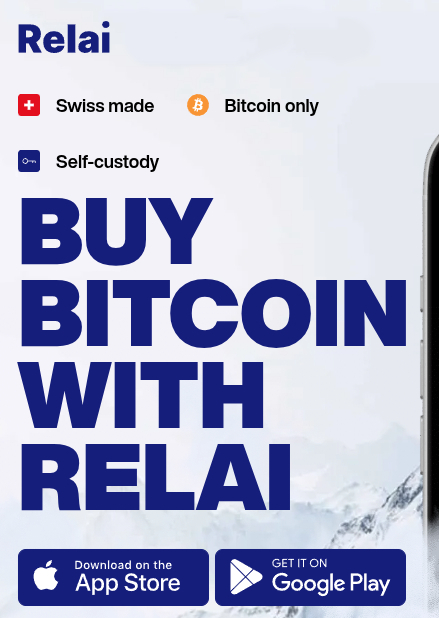 Relai — Bitcoin-only megtakarítási app Svájcból